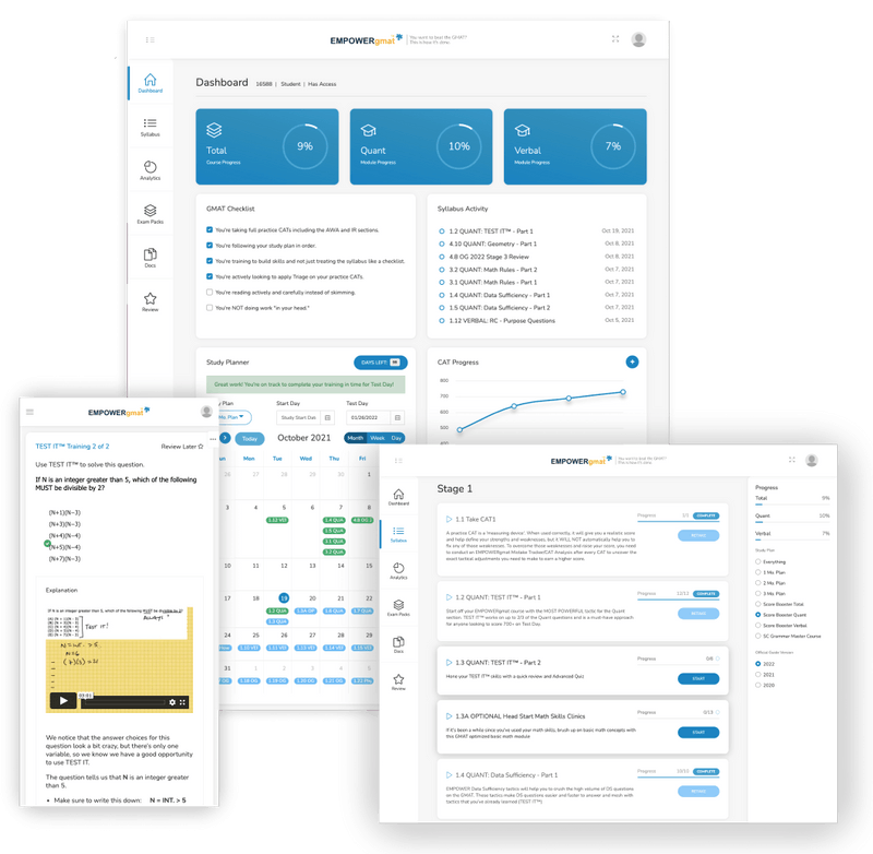 EMPOWERgmat 2023 Proven Online GMAT Prep for 700800 Scores