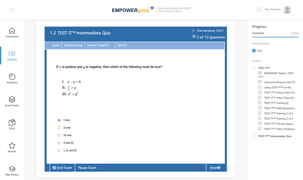 EMPOWERgmat | GMAT Test Prep - Course Tour & How to Prepare